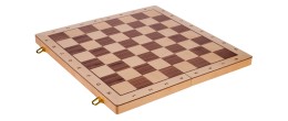 Jeu d'échecs en bois avec placage en noyer et érable pour une durabilité exceptionnelle