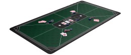 Tapis de poker avec texture polyester et caoutchouc, durable et agréable