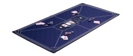 Tapis de poker bleu moderne pour une ambiance de casino à domicile a découvrir