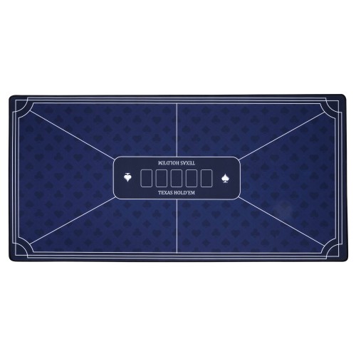 Tapis de poker bleu éclatant pour un design élégant et professionnel