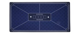 Tapis de poker bleu éclatant pour un design élégant et professionnel