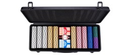 Coffret de poker avec accessoires complets pour des jeux variés