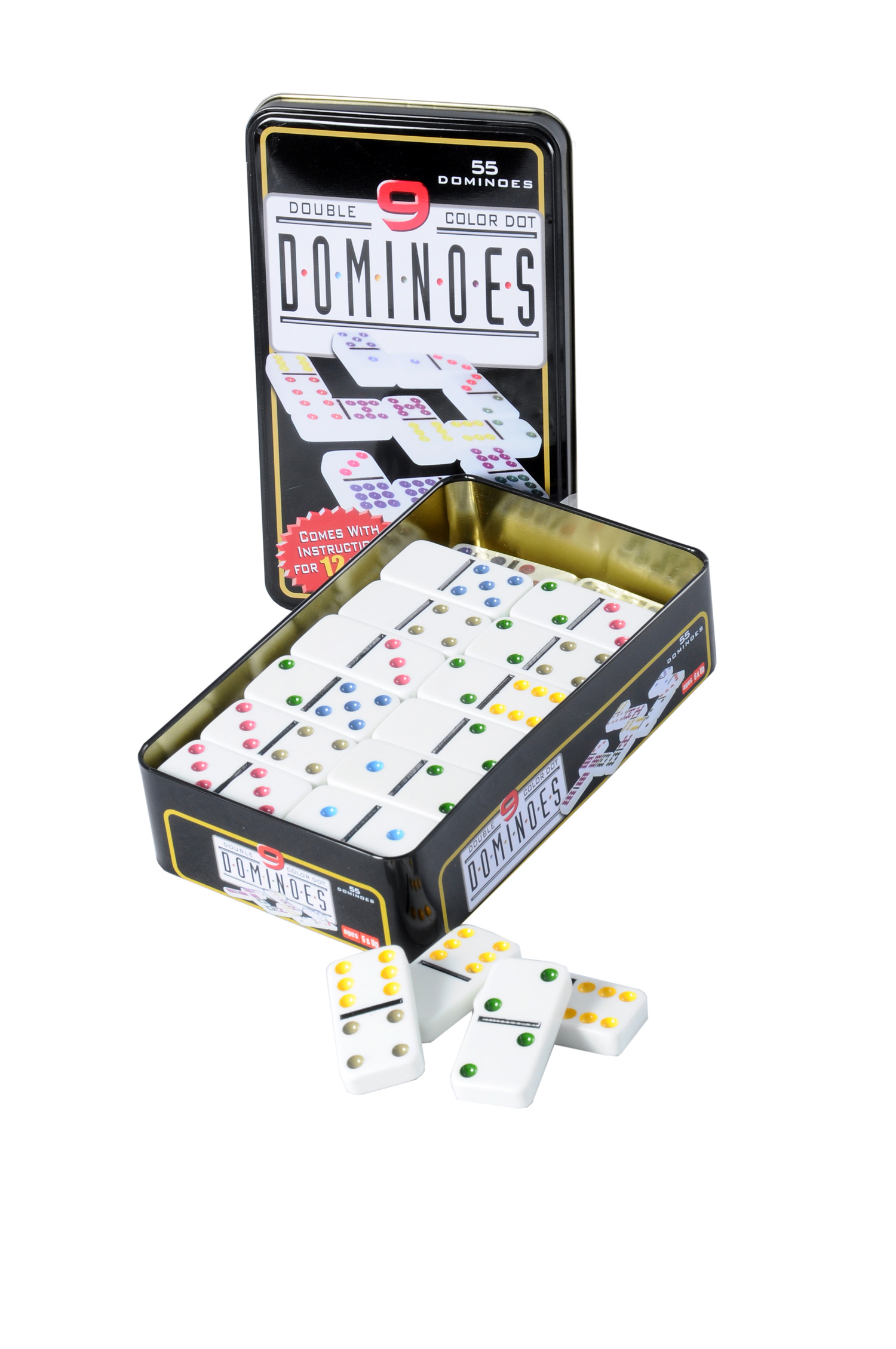 jeu de dominos colorés